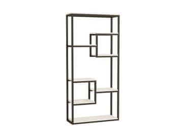 Woody Fashion Polica za knjige, Emina - White