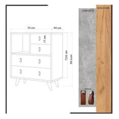 Woody Fashion Komoda, ELİN