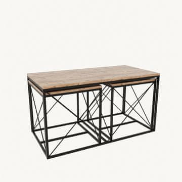 Woody Fashion Set stola za kavu, Defne - Atlantic Pine