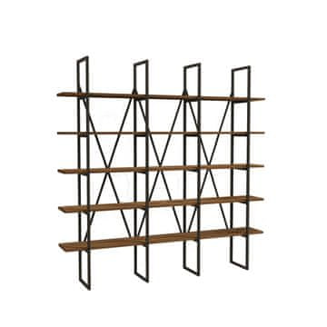 Woody Fashion Polica za knjige, Beylerbeyi - Walnut