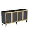Konzola, Bare - Anthracite, Gold