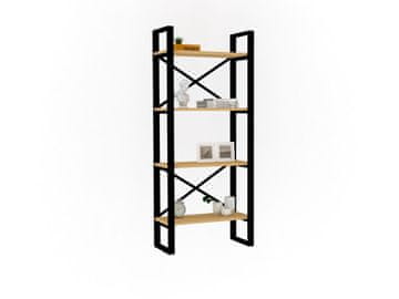 Woody Fashion Polica za knjige, Alaro - Sapphire