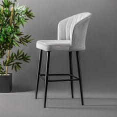 Woody Fashion Set barskih stolica (2 komada), Rubi - Cream