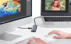 BASEUS priključna stanica, 1x HDMI 4K 30Hz, 2x USB 3.0+1xPD 100W+RJ45+SD/TF3.0 (B00052805813-00)