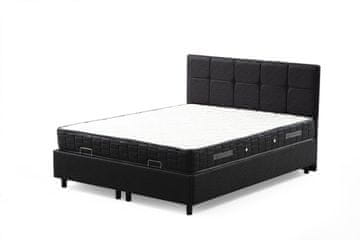 Woody Fashion Dvostruki madrac, baza i uzglavlje, Vitalia Set 150 x 200 - Anthracite