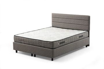 Woody Fashion Dvostruki madrac, baza i uzglavlje, Motya Set 160 x 200 - Light Grey