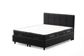 Woody Fashion Dvostruki madrac, baza i uzglavlje, Vitalia Set 160 x 200 - Anthracite