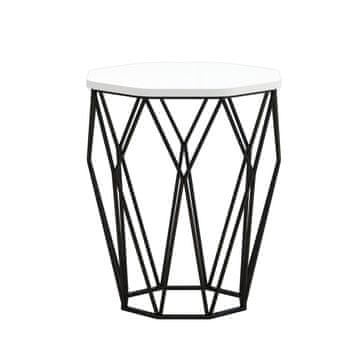 Woody Fashion Bočni stol, Sofya - White