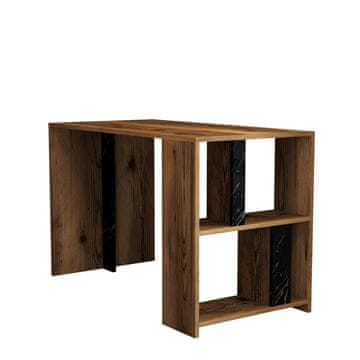 Woody Fashion Studijski stol, Lima - Walnut, Black Marble