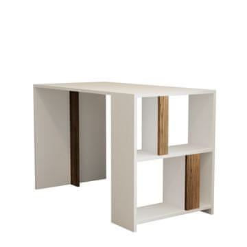 Woody Fashion Studijski stol, Lima - White, Walnut