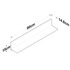 Woody Fashion Zidna polica, AE104 - 2669