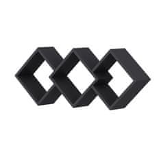 Woody Fashion Zidna polica, Galaxy - Anthracite