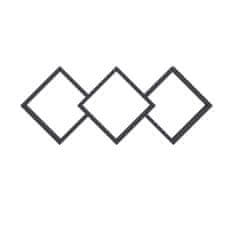 Woody Fashion Zidna polica, Galaxy - Anthracite