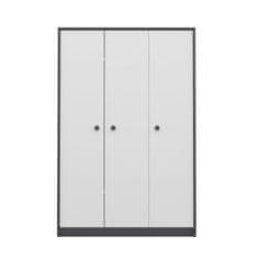 Woody Fashion Garderoba, Life - White, Anthracite