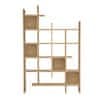 Woody Fashion Polica za knjige, hrast, Manco - Oak