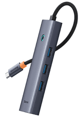 BASEUS priključna stanica, HDMI 4K 60Hz, 4xUSB 3.0, 1x USB-C 100W PD, 5Gb/s (B00052807813-01)