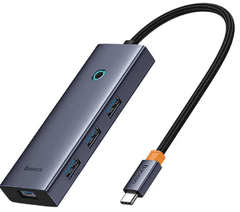 BASEUS priključna stanica, HDMI 4K 60Hz, 4xUSB 3.0, 1x USB-C 100W PD, 5Gb/s (B00052807813-01)