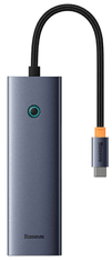 BASEUS priključna stanica, HDMI 4K 60Hz, 4xUSB 3.0, 1x USB-C 100W PD, 5Gb/s (B00052807813-01)