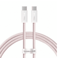 BASEUS Dinamički kabel, USB-C - USB-C. 1 m, 100 W, ružičasta (P10367000411-00)