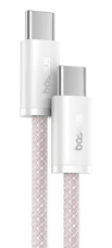BASEUS Dinamički kabel, USB-C - USB-C. 1 m, 100 W, ružičasta (P10367000411-00)