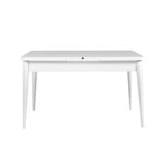 Woody Fashion Stol za blagovanje, Bijela boja, Vina - White