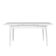Woody Fashion Stol za blagovanje, Bijela boja, Vina - White