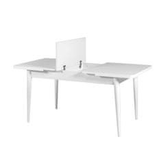 Woody Fashion Stol za blagovanje, Bijela boja, Vina - White