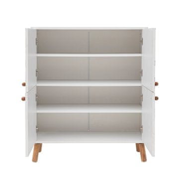 Woody Fashion Višenamjenski ormarić, Bijela boja Tamno plava, Daisy