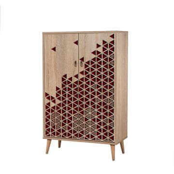 Woody Fashion Višenamjenski ormarić, Sonoma hrast, Multibox - 122