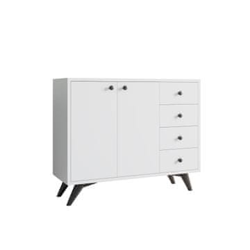 Woody Fashion Komoda s više namjena, Waga - White