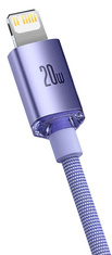 BASEUS USB Type-C - Lightning kabel, 1,2 m, 20 W, ljubičasti (CAJY000205)