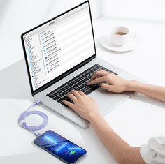 BASEUS USB Type-C - Lightning kabel, 1,2 m, 20 W, ljubičasti (CAJY000205)