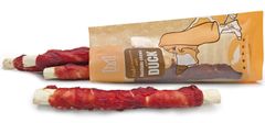 Mersjo XXL igračka za žvakanje 25 cm od goveđe kože s pačjim prsima, poslastica za pse, Mersjo, 240 g