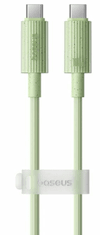 BASEUS kabel, USB-C - USB-C, 2 m, 100 W, zeleni (P10360202631-01)