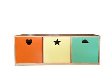 Woody Fashion Ormarić višenamjenski Toys Cabinet