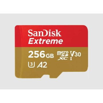 SanDisk KARTICA 256GB Extreme MicroSDXC 190MB/s + adapter