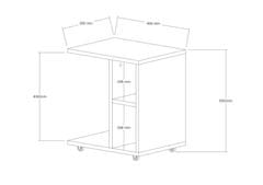 Woody Fashion Bočni stol COLE