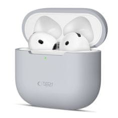 Tech-protect Silicone maska za Apple AirPods 4, siva