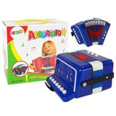 Lean-toys Glazbena dječja harmonika plava
