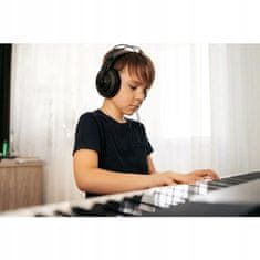 Lean-toys Velika elektronička klavijatura + mikrofon i stalak za note, 61 tipka