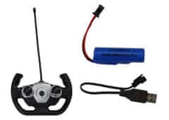 Lean-toys Baterija. LED svjetla za kamione s daljinskim upravljanjem 27MHZ plava 60cm