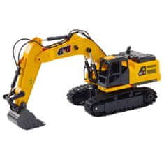 Lean-toys Baterija. Daljinski upravljani gusjenični bager 6 kanala 27MHz 34cm