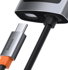BASEUS priključna stanica, 4u1, HDMI, USB, siva (CAHUB-CY0G)