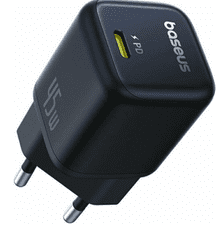 BASEUS PicoGo GaN 1C brzi punjač, 45W, crni (P10176800123-00)