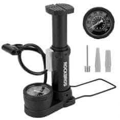 ROCKBROS Floor pumpa za bicikl s manometrom, crna