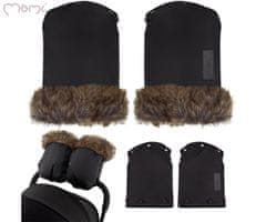 MoMi rukavice za kolica, crne