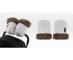 MoMi Rukavice za kolica, siv