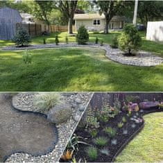 MG Garden Border vrtni rubnik 10m / 6cm, crno
