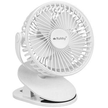MG Clip bežični stolni ventilator, bijela