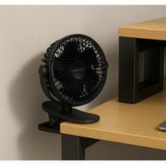 MG Clip bežični stolni ventilator, crno